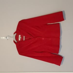 Tailored Red Blazer